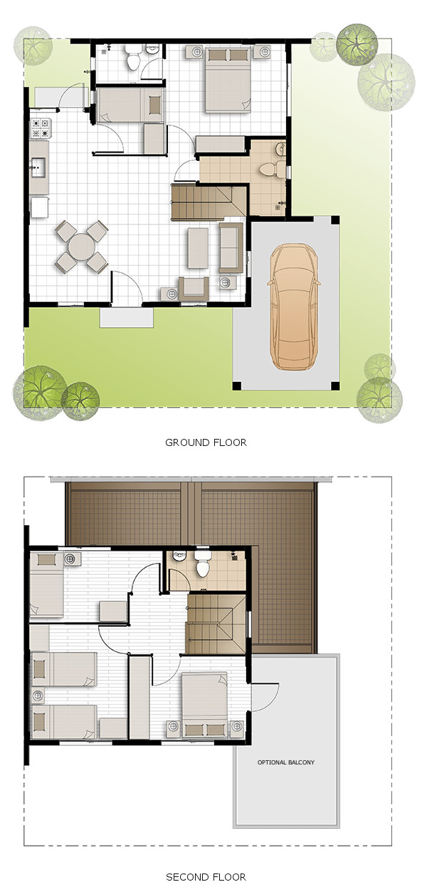 Ella Floor Plan House and Lot in Bacolod