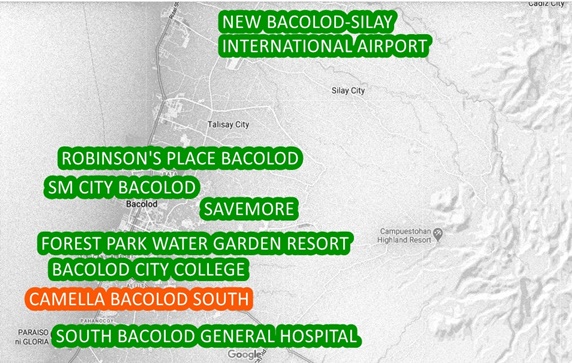 Bacolod Property Vicinity Map